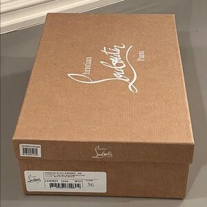 Christian Louboutin Tan Shoe Box